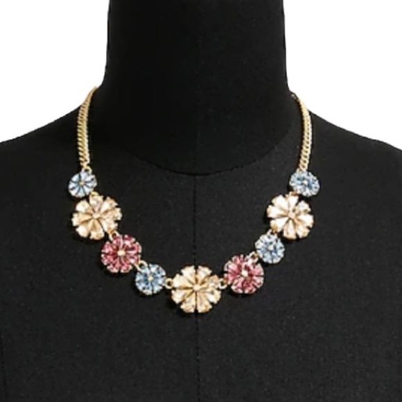 J. Crew Jewelry - J. Crew Necklace 18”-20” Floral Statement